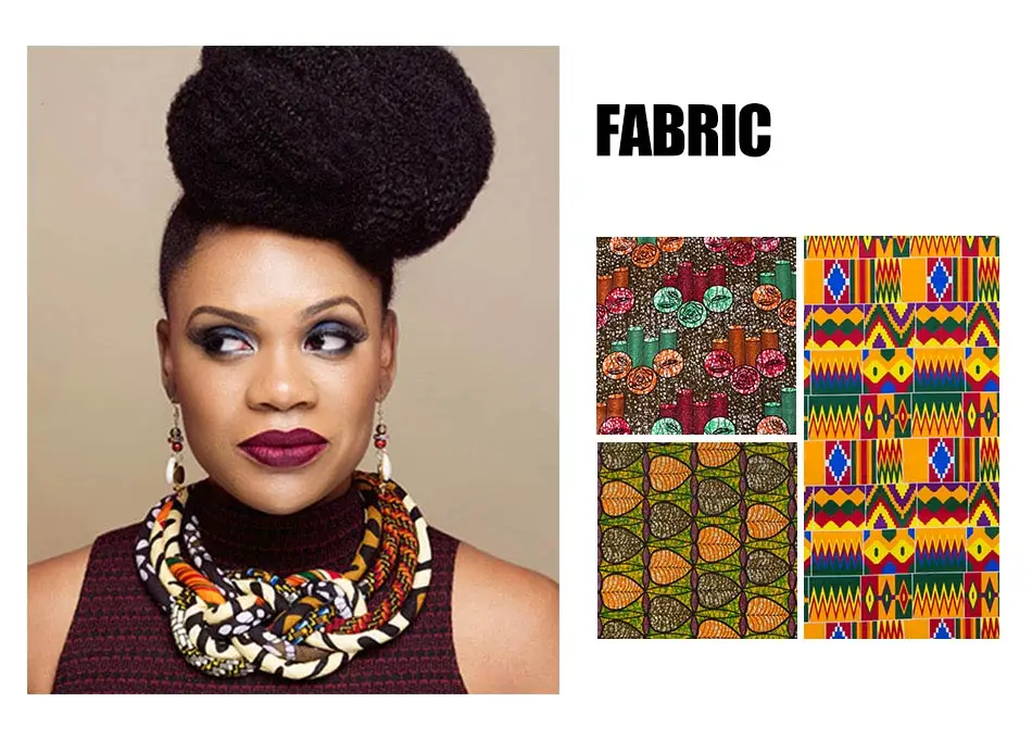 Модное ожерелье для женщин 2021 эффектная африканская ткань батик из анкарской