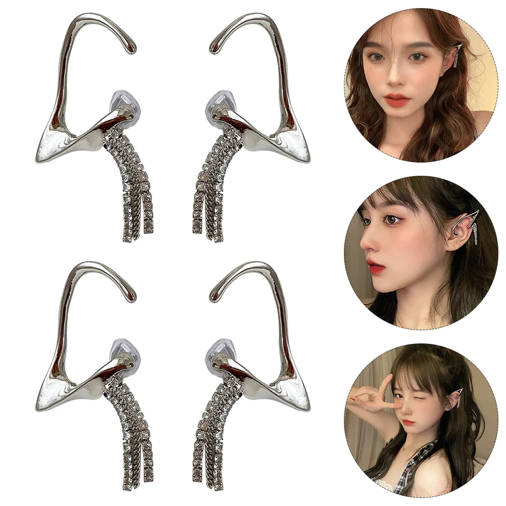 

4 шт., серьги-Клипсы из сплава