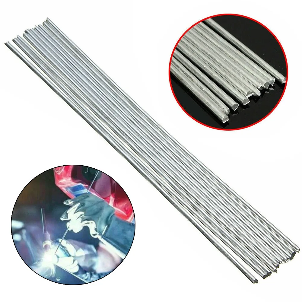 

20PCS 3.2x230mm Welding Rods Copper Aluminum Iron Stainless Steel Cored Welding Rod Solder Wire Electrode No Need Solder Powder