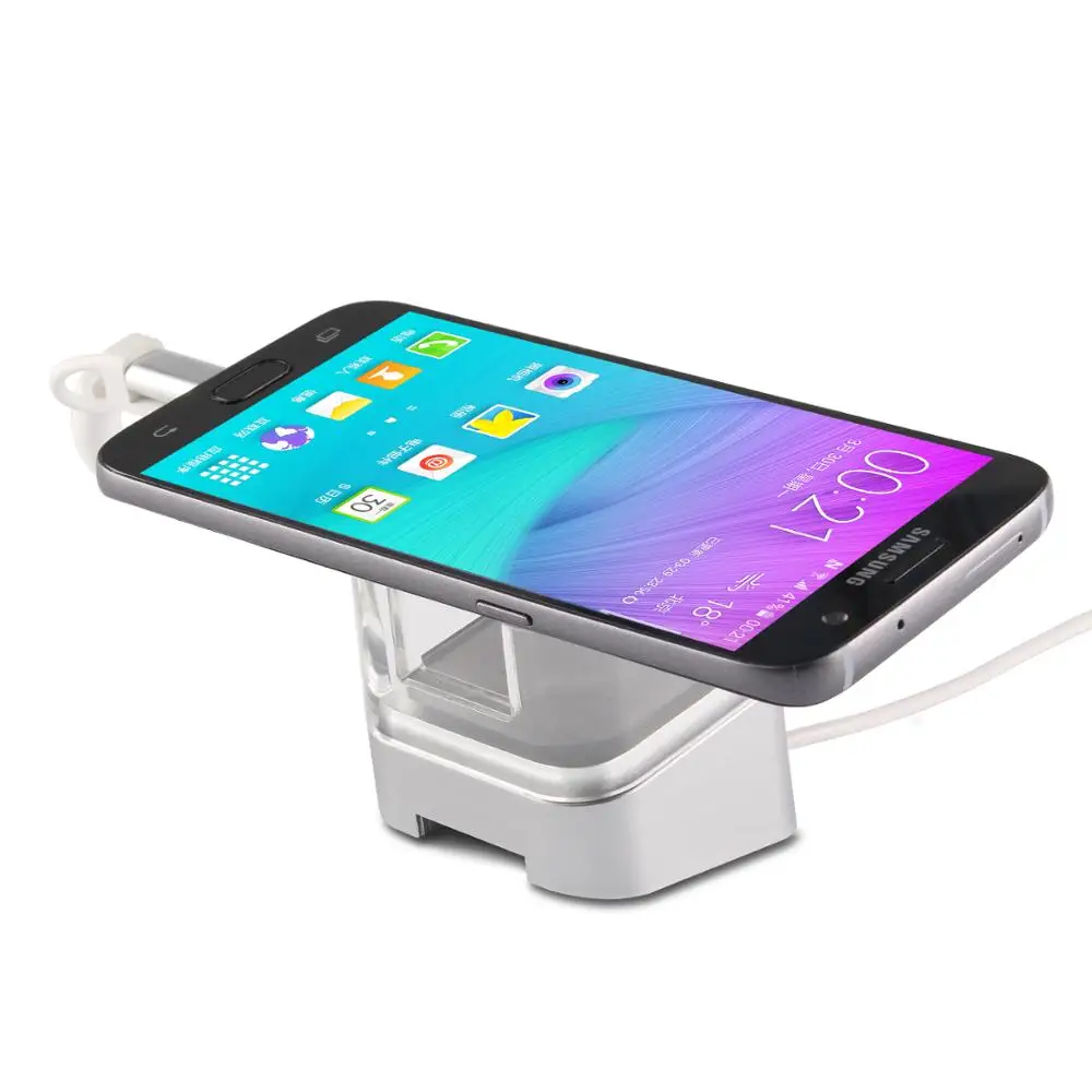 10 pcs/lot Security display cell phone alarm stand Anti theft mobile phone shops on display