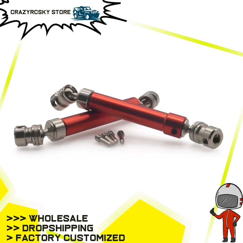 2 шт. приводной вал из анодированного сплава для Rc Hobby модель автомобиля 1:10 Hpi Venture