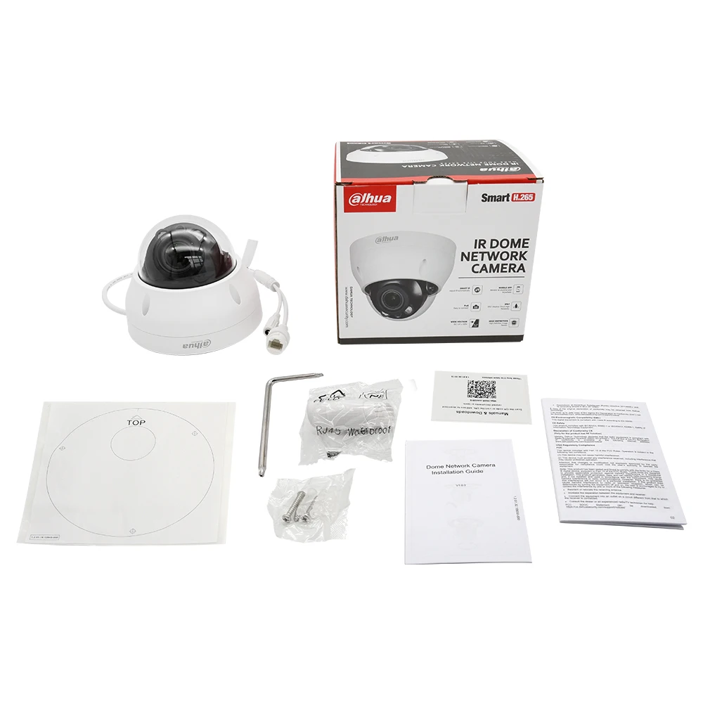 Сетевой видеорегистратор Dahua IP Камера 4MP IPC HDPW1431R1 S4 купольная PoE встроенный ИК