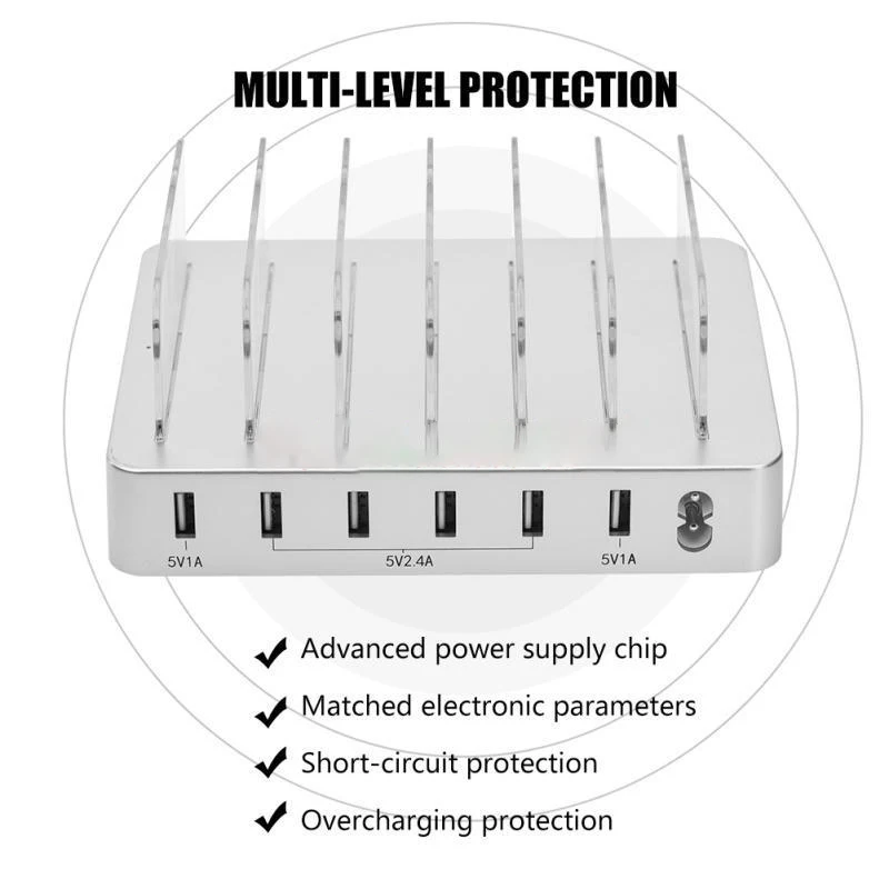 Многофункциональная портативная съемная зарядная станция для IPhone X 11 быстрая