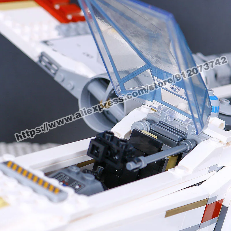 

Star Plan X-Wing Red Five Planefighter Building Blocks Bricks Spacecraft Ship Compatible 05039 Toys Christmas Birthday Gift