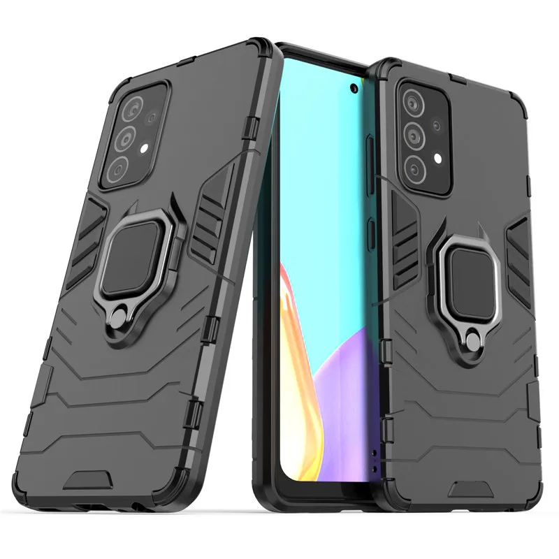 Чехол с кольцом-держателем для Samsung Galaxy A52 A52S чехол A32 A42 A12 Note 9 защитный телефона