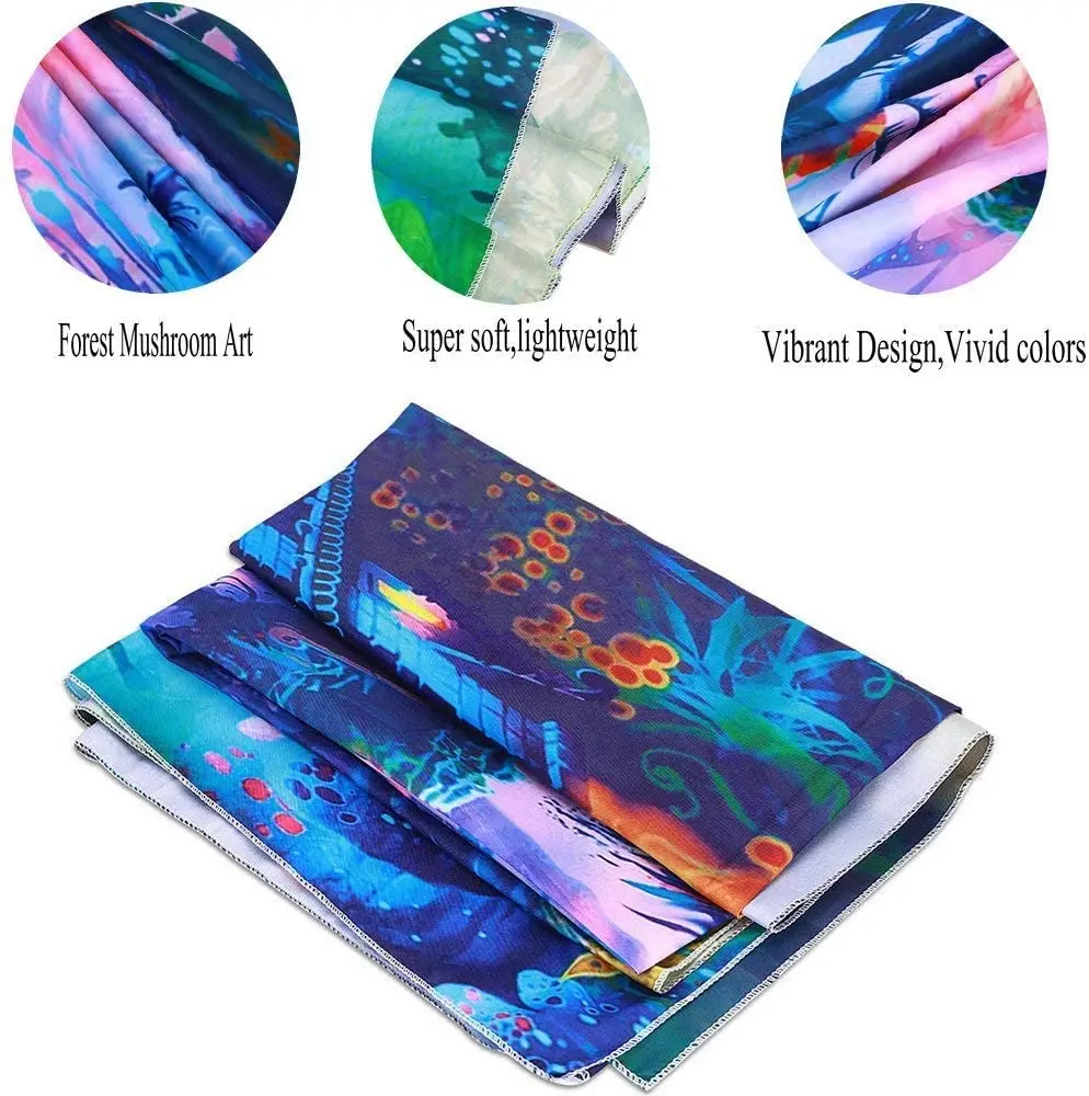 

Psychedelic Mushroom Tapestry Forest Tapestry Trippy Colorful Abstract Pattern Tapestry Wall Hanging Bedroom Livingroom Dorm