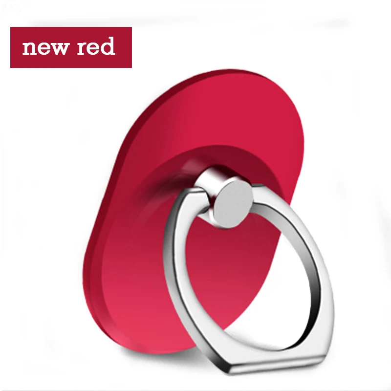 New red Круглый Многофункциональный Автомобильный держатель для телефона с кольцом и пряжкой, мобильный чехол для телефона, кронштейн для смартфона и кольцо планшета, держатель для телефона, аксессуары для телефона - Цвет: New red