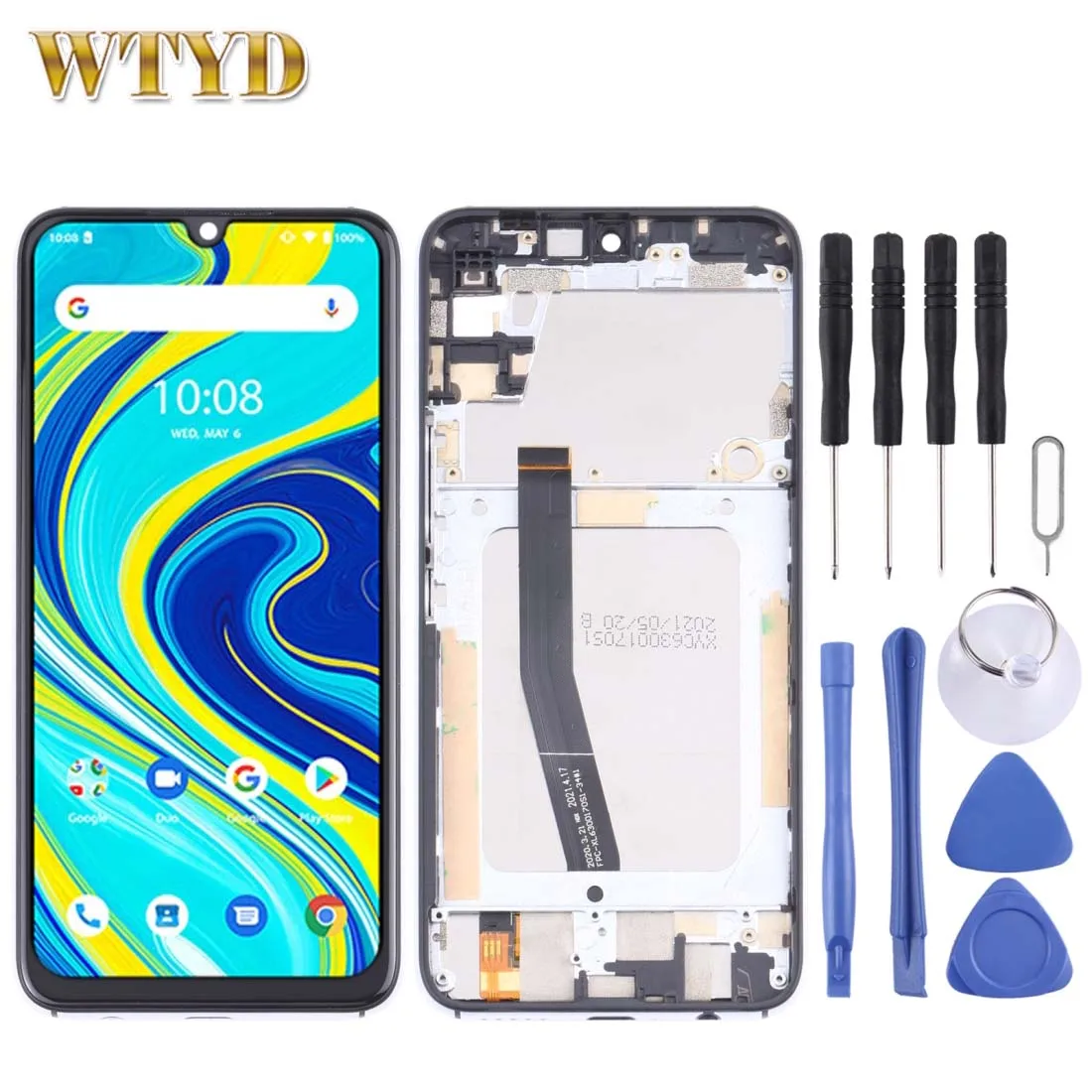 Оригинальный сменный ЖК-экран с дигитайзером UMIDIGI A7 Pro полный комплект рамкой для