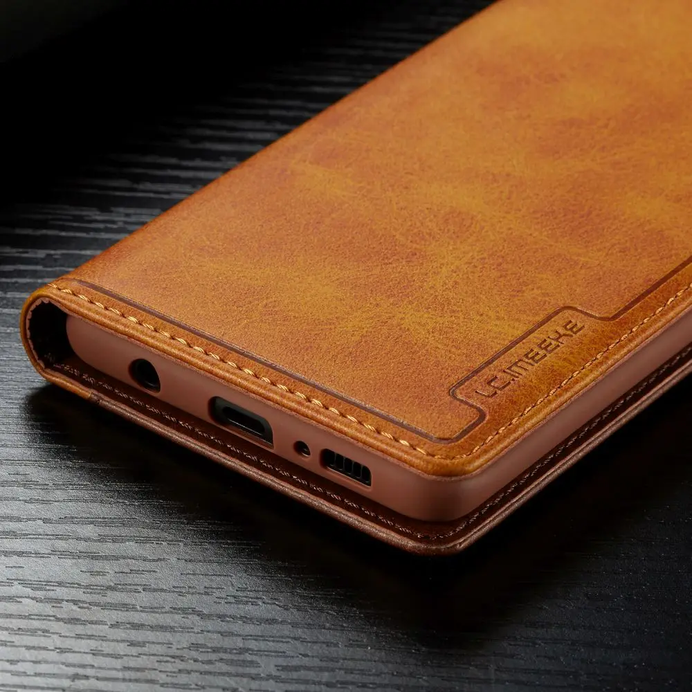 LCHULLE винтажный кошелек кожаный чехол для samsung S8 S9 S10 Plus Note 9 роскошный Магнитный бампер чехол для телефона для Galaxy Note 10 Plus