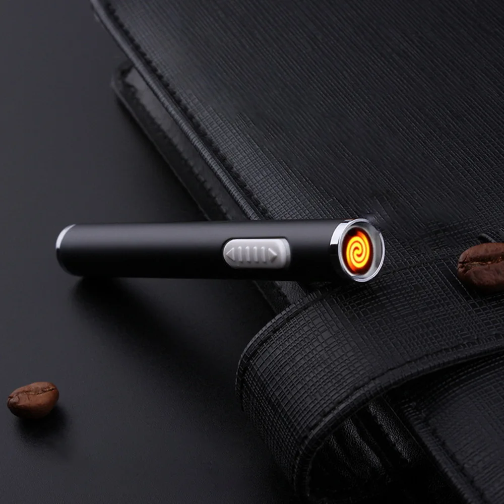 Творческий двойной дуги плазменная Зажигалка цилиндр электрическая зажигалка