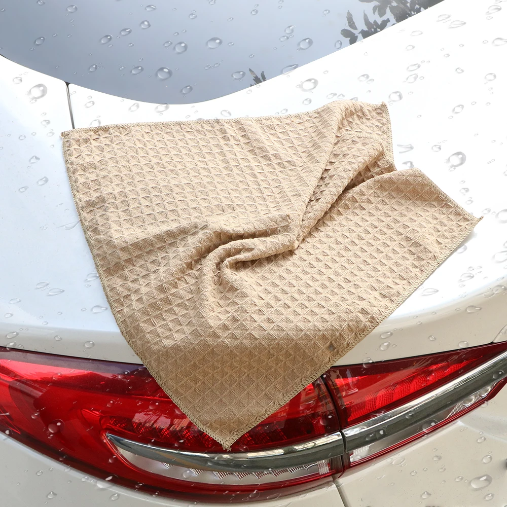 Автомобильное полотенце для мойки, детейлинга, очистки и сушки, инструмент из микрофибры с высокой впитываемостью.