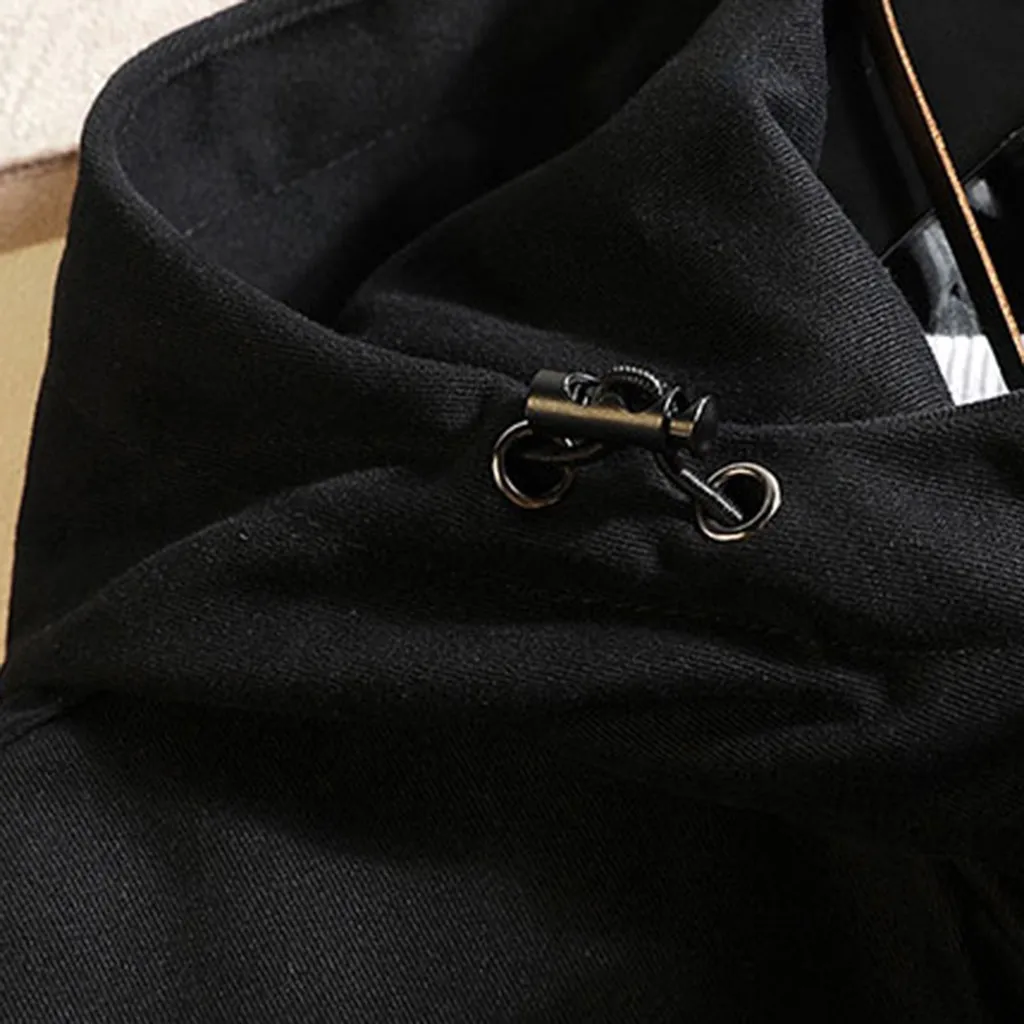 Мужской стиль сафари куртки мульти карман с капюшоном ветронепроницаемое