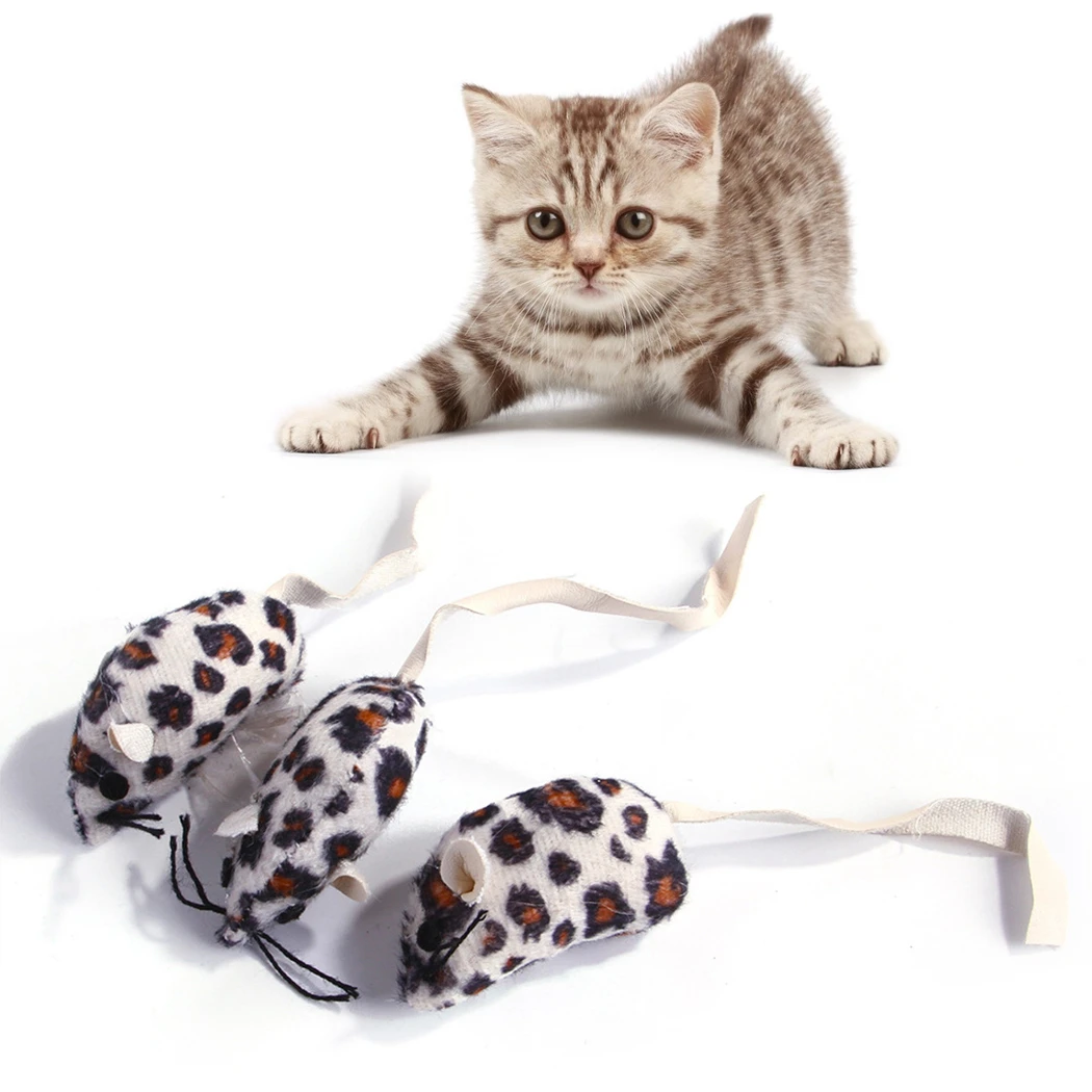 3 предмета имитация Мышь кошачьи игрушки для домашних животных Прямая поставка