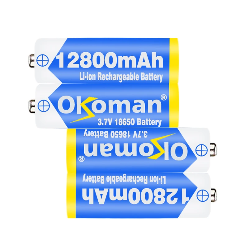 100% Оригинальный 3 7 В 12800 мАч 18650 литиевая аккумуляторная батарея для