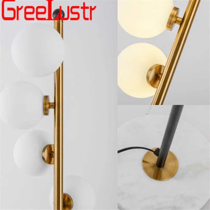 

European Simple Floor Lamps luminaires Gall Ball Nordic Stand lights bedside lighting fixtures home deco bedroom floor Light
