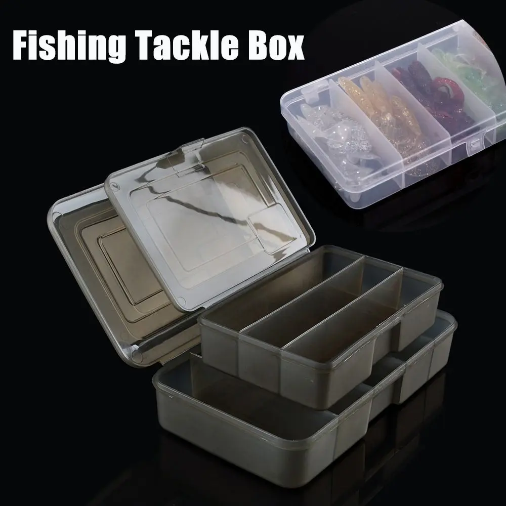 

Sport Plastic Transparent Organizer Bait Container Fishing Tackle Box Lure Storage Case Bait Hook Boxes