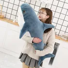 Популярная Подушка для сна JULY'S SONG, 80100140 см, плюшевая игрушка Акула, милая набивная мягкая игрушка-Зверюшка для детей, дорожный кукла-компаньон