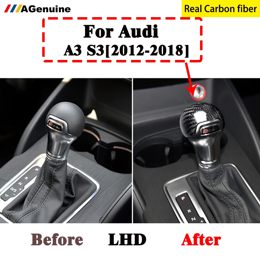 

Автомобильный Стайлинг, автомобильная задняя крышка из углеродного волокна для Audi A3 S3 2013-2019