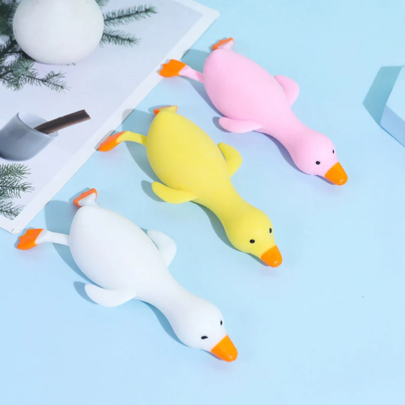 

1PC Fun TPR Cute Cartoon Duck Stress Relief Squeeze Ball Reliever Squish Toy Animal Antistress for Children Adult Gifts Random