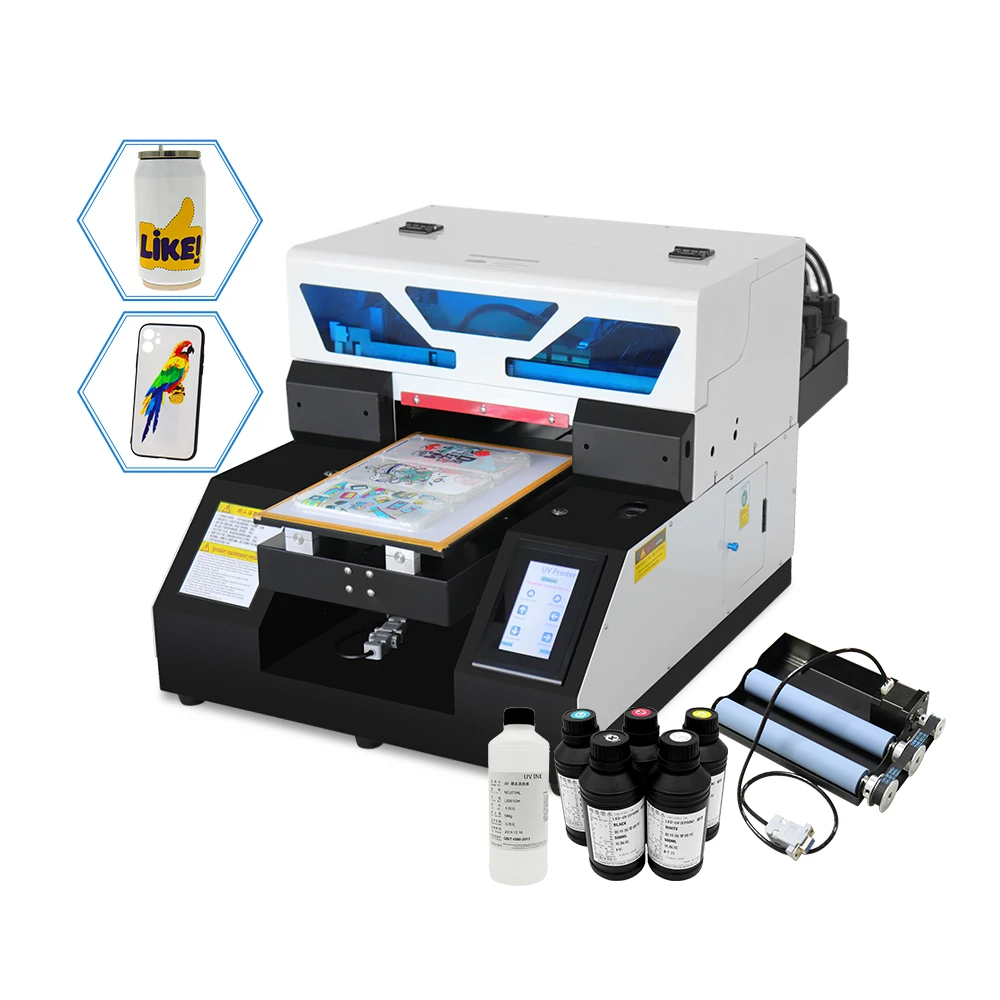 Полностью автоматический УФ-принтер формата А4 планшетные принтеры пластиковая