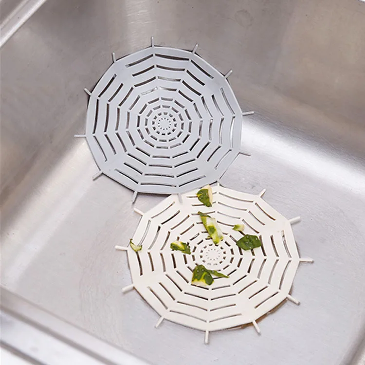 

Sink Anti-clogging Floor Drain Cover Bathroom Essential Supplies Pure Color Hair Filter Kitchen Sink Sewer Hair Filter