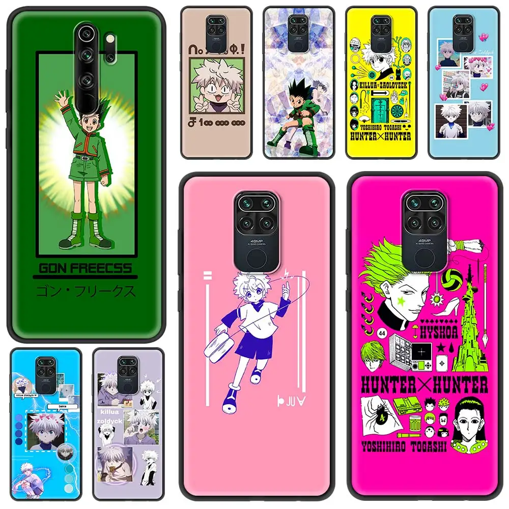 

Hunter X Hunter Kirua Zoldyck For Xiaomi Redmi Note 9S 9 8 10 Pro Max 7 8T 9T Black Case for Redmi Note 8 2021 Silicone Fundas