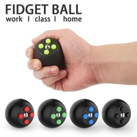 portable stress anti anxiety relief button ball button ball squeeze toys round stress relief desk ornaments office figurines