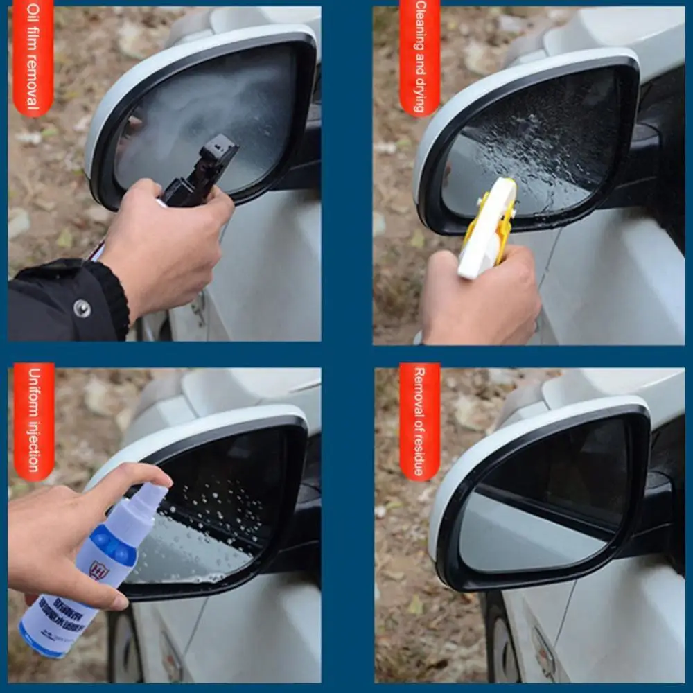 

100ml Car Care Window Water Repellent Anti-rain Hydrophobic Coating Front Windshield Windscreen Mirror Glass Protective Spray