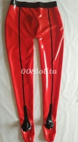 Натуральные латексные резиновые колготки брюки ручной работы сексуальные