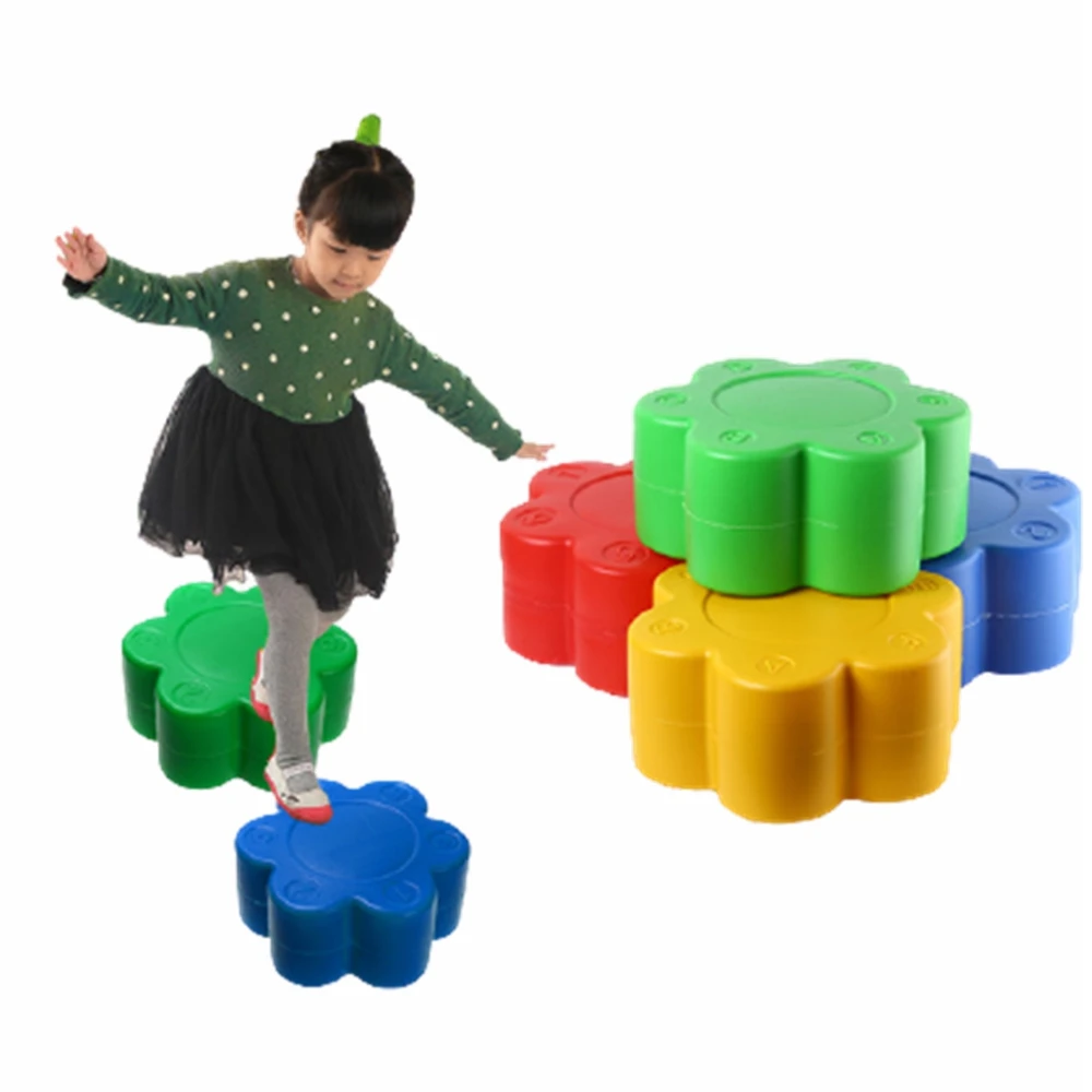 

River Stepping Stones Outdoor Indoor Game Kids Team Building Games Preshool Sensory Integration Game Kindergarden Boys Girl Toy