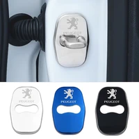 pz 02 door lock decoration rust protection stainless steel plastic cover case for peugeot 208 308 408 508 2008 3008 accessories