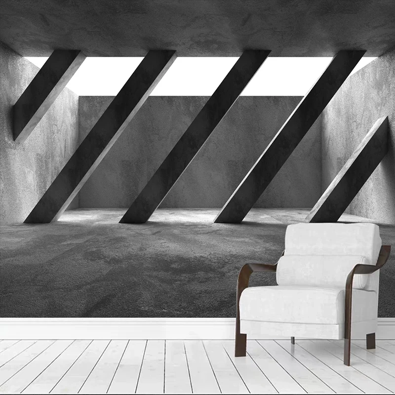 Оригинальные 3D креативные рельефные Настенные обои в стиле ретро с изображением