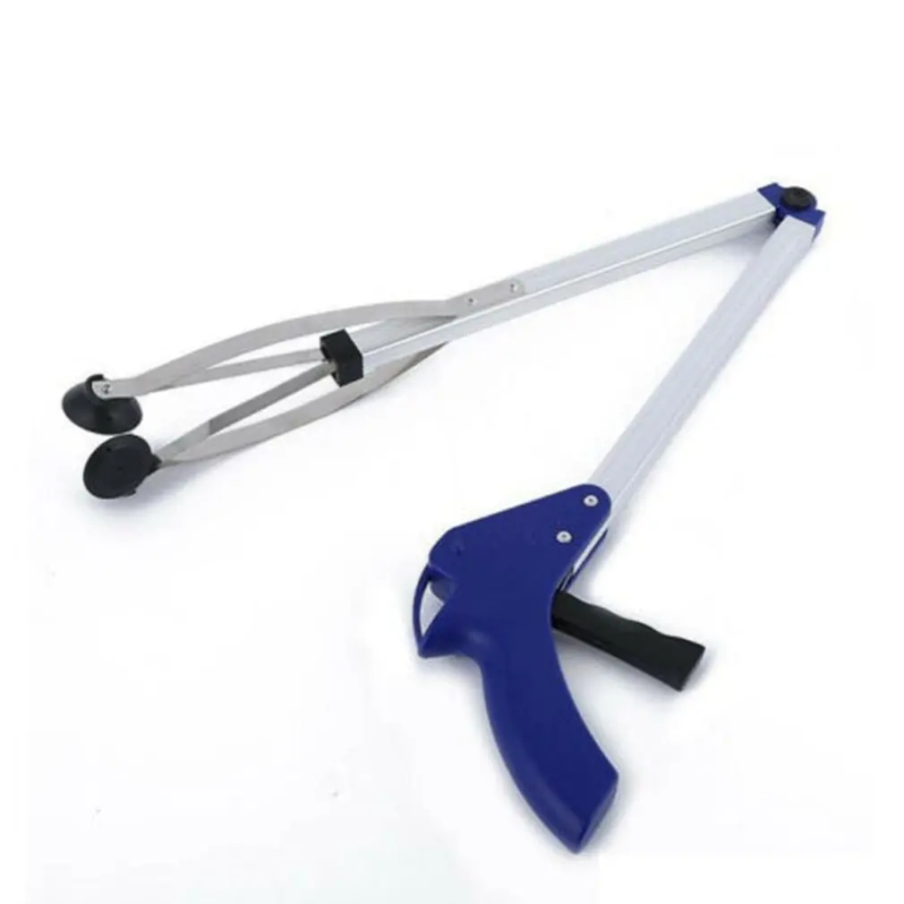 Environmentally Friendly Convenient Aluminum Alloy Folding Type Picker Garbage Clip Foldable Sanitation Outdoor | Дом и сад