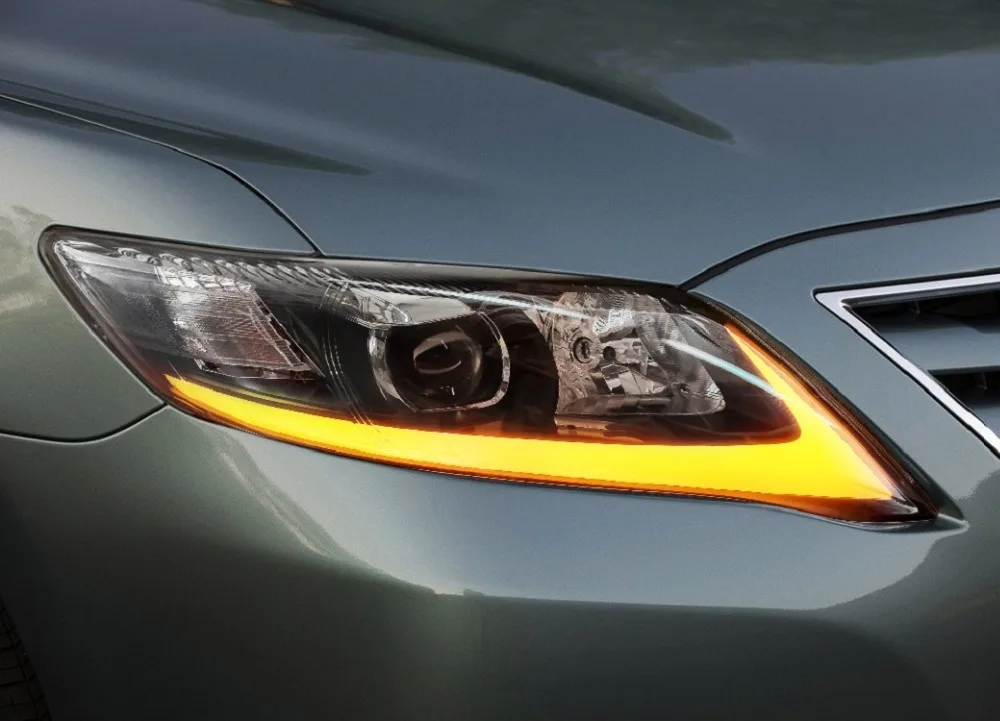 LED Black Housing DRL Headlights For TOYOTA CAMRY 2009-2011 SEDAN Assembly | Автомобили и мотоциклы