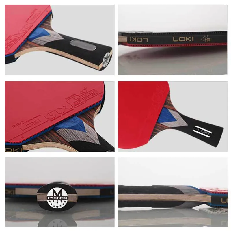 

Star Table Tennis Racket Professional Offensive Ping Pong Paddle with Certification Rubber