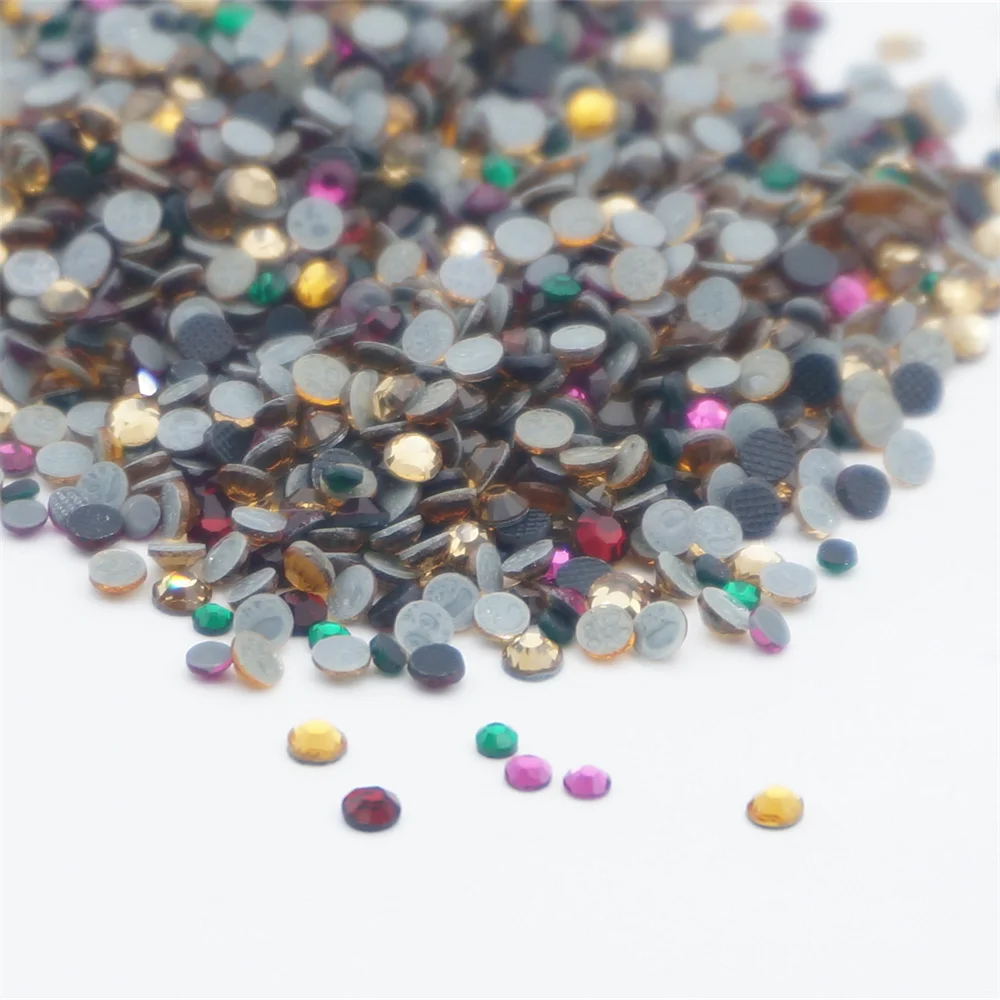 

Mix Small Size Mix Colors Hotfix Rhinestones Shiny Flatback DMC Hot Fix Rhinestones Crystal Strass for Wedding Dress FC171