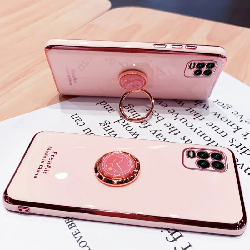 holder case for oppo realme 8 pro case soft silicone stand cover for realme 8 pro phone case realme8 pro shockproof fundas new free global shipping