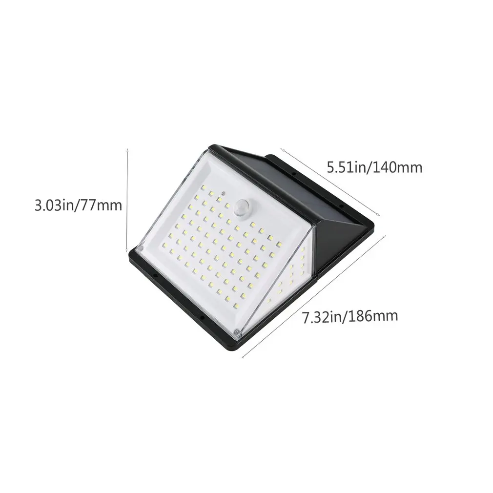 

Solar Lights Outdoor LED Motion Sensor Solar Lights with Dark Sensing Easy Install Waterproof Security Lights for Front Door