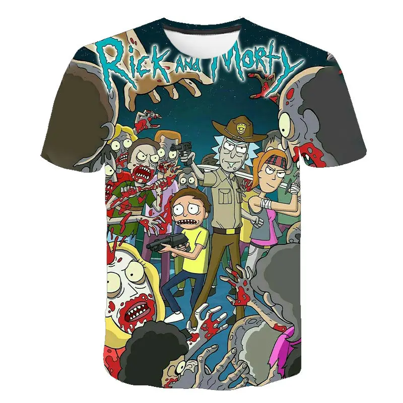 

summer Harajuku new creative style 3D T-shirt with fashionable short-sleeved funny man hip-hop fashion T-shirt