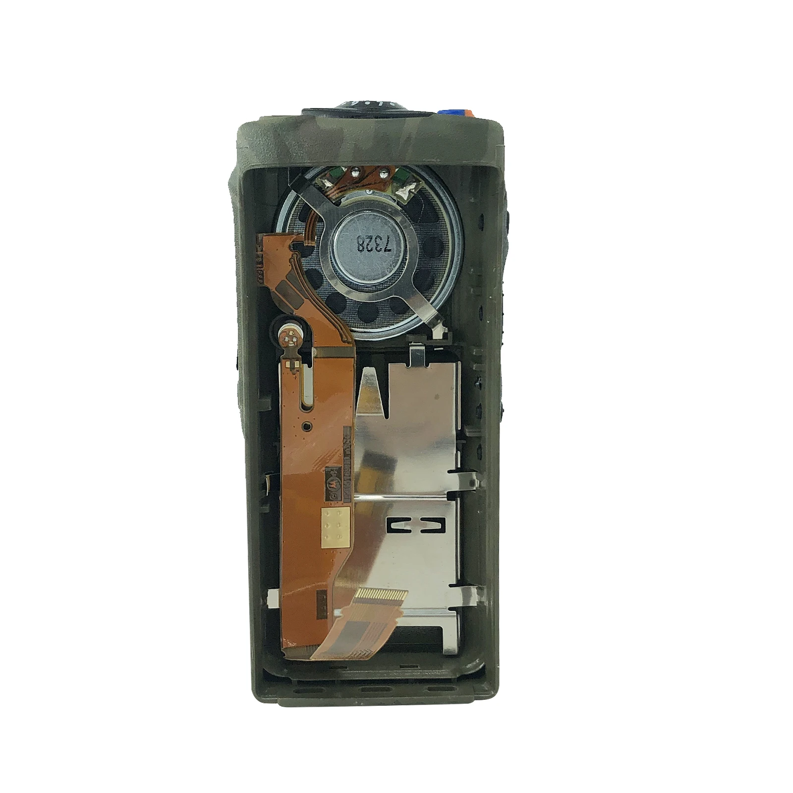 Camouflage Walkie Talkie Replacement Repair Housing Case with Speaker & Mic fit for Motorola HT750 GP328 GP340 Portable Radio