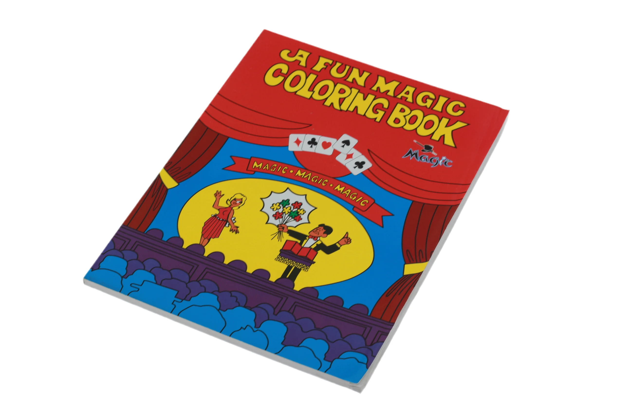 Веселая книга-раскраска маленького/среднего/большого размера волшебные трюки