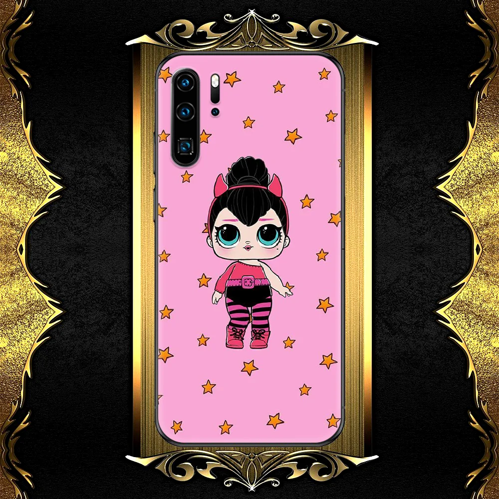 

Lols Surprise Cute Dolls Phone Case For Huawei P Mate 10 20 30 40 Pro Lite Smart 2019 2021 black Waterproof Luxury Cell 3D Shell