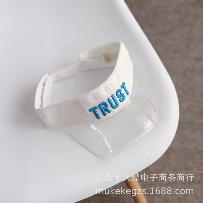 

Children Empty Hat Boys and Girls Casual Baby Transparent Brim Headless Cap Sunshade Baseball Caps Toddler Letter Hats