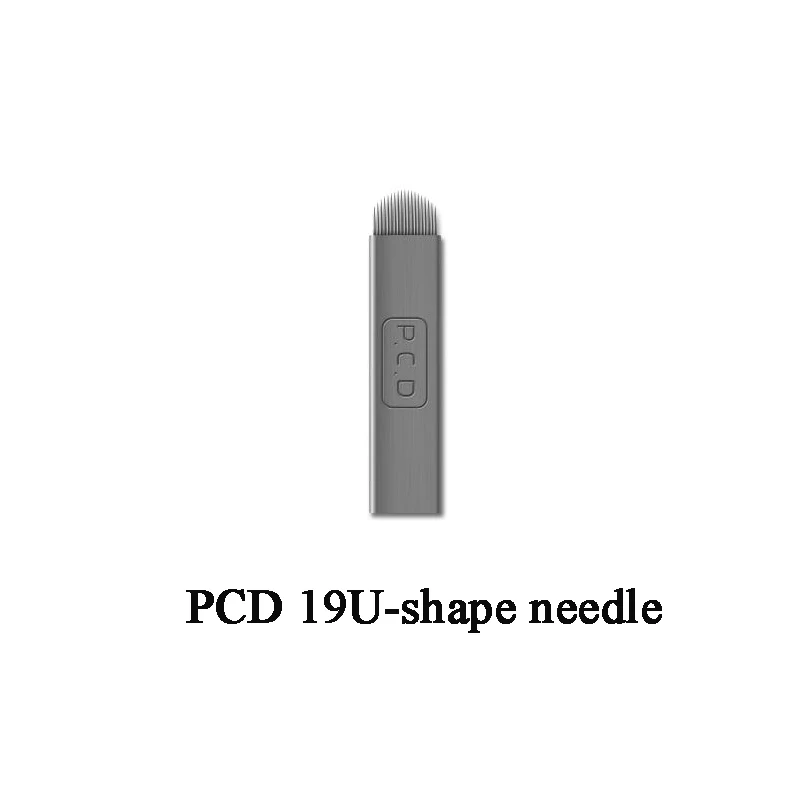 100 шт. Одноразовые Иглы для микроблейдинга лезвие татуажа бровей PCD 12/14/19 пин
