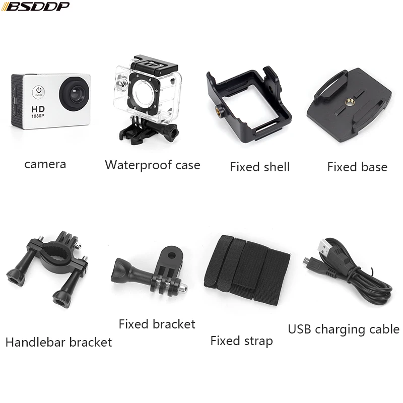 Мотоцикл dvr 1080P HD открытый мини Спорт камера водонепроницаемый для Honda CBR250R CBR300R