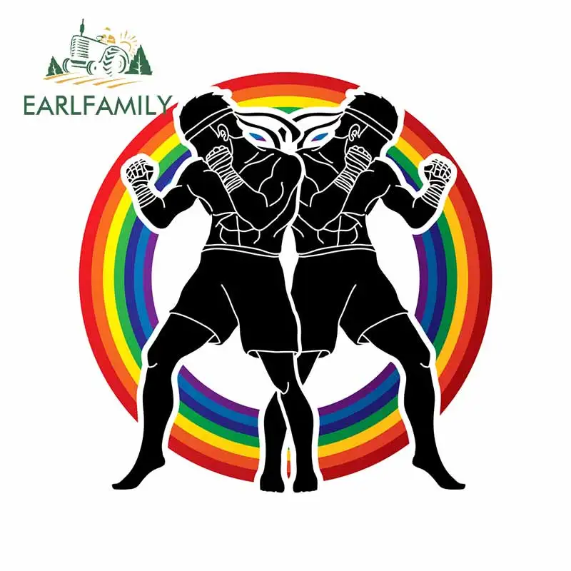 EARLFAMILY 13 см x 12 7 для тайского бокса постоянного готовы бороться автомобильные
