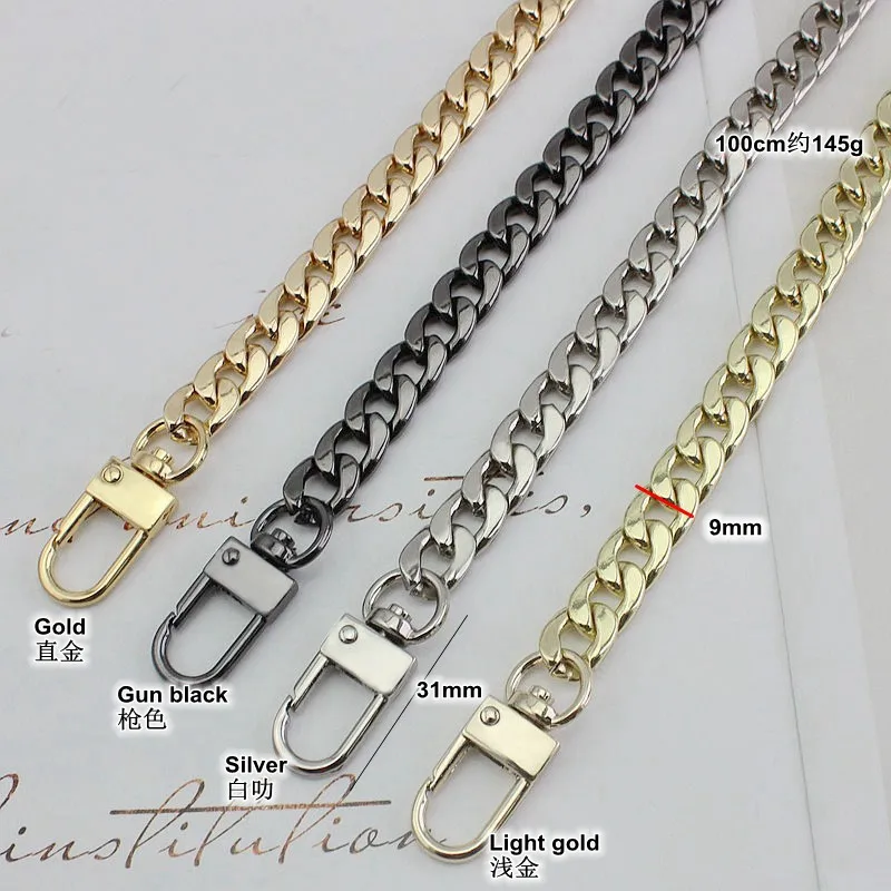 Высококачественные Аксессуары для сумок цепочка металлическая женская сумка на