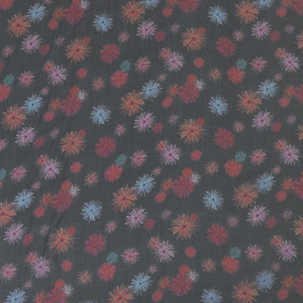 Модный дизайн принт 100% чистый шелк марля ткань жоржета шелковая SCG616 | Дом и сад