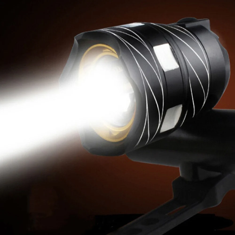 

T6 светодиодный светильник, велосипедный светильник, USB Перезаряжаемый, 3 режима, головной светильник/флэш-светильник, IPX6, водонепроницаемый,...