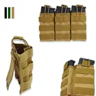 Горячая распродажа! Тактическая Сумка для магазина Molle с однимдвойнымтройным открытым верхом AK M4 Военная нейлоновая сумка для картриджа